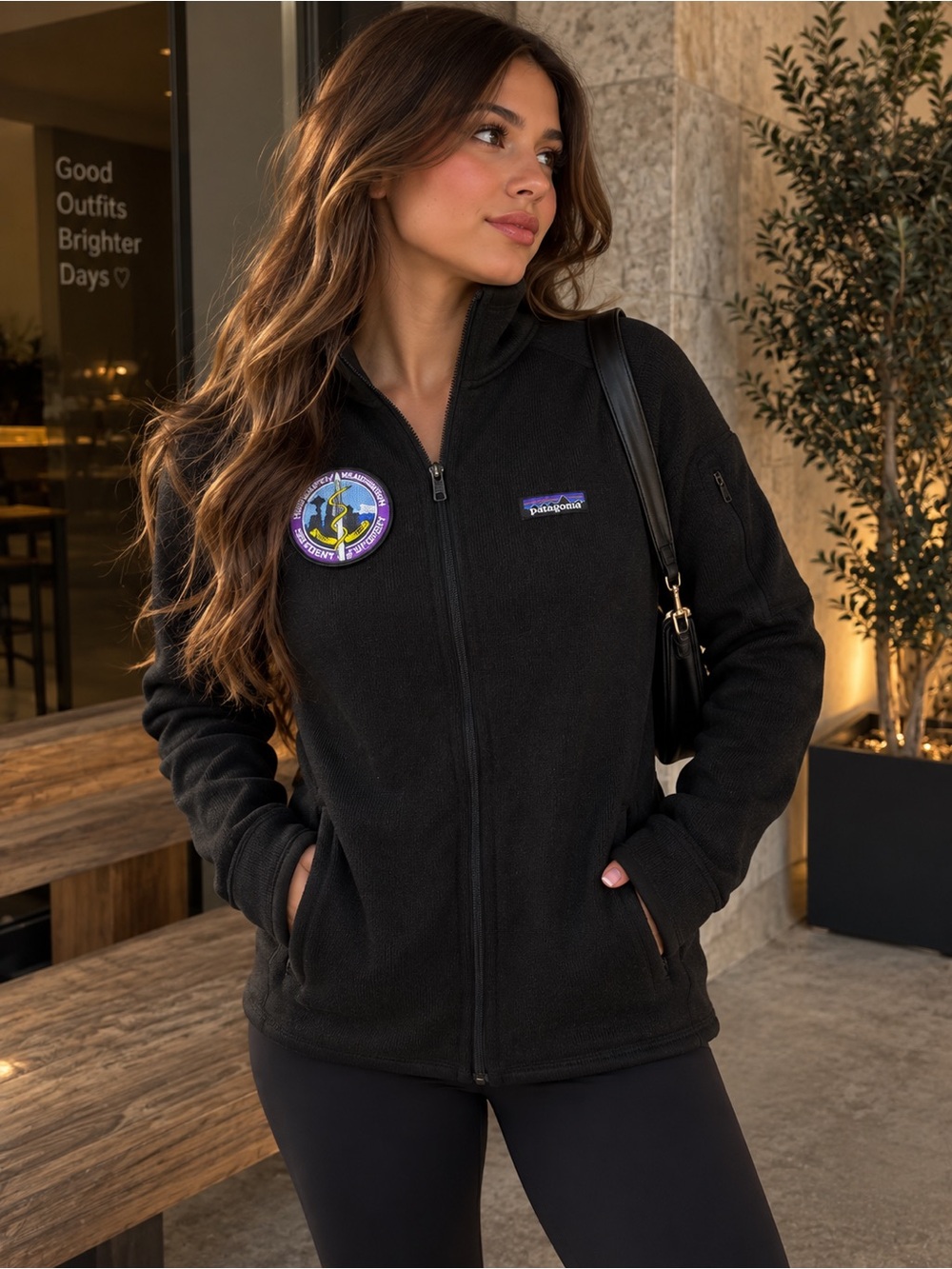 Patagonia Women's University of Washington Black Full-Zip
Fleece Jacket -